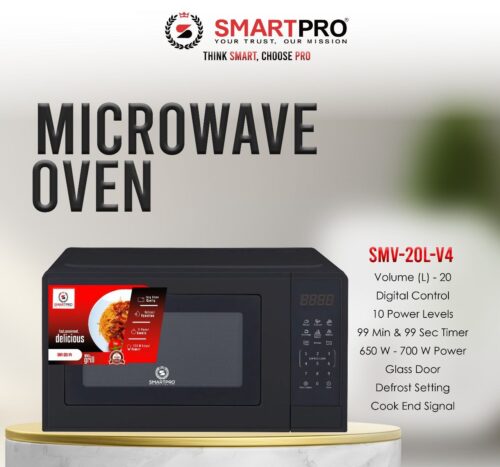 SmartPro 20 liter Digital Microwave SMV-20l-V4