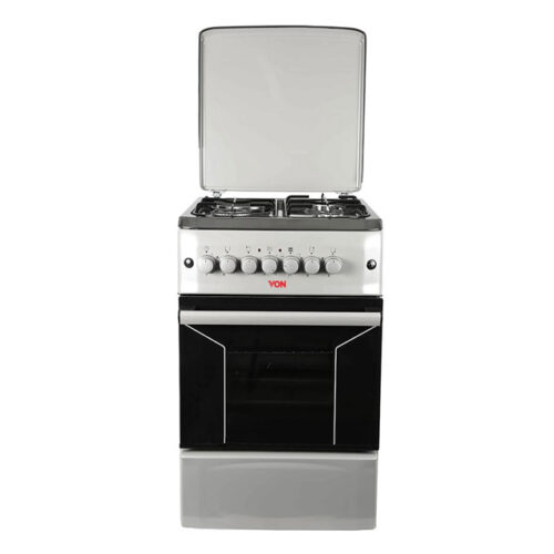 VON 3 Gas +1 Electric Standing Cooker VAC5F031PS Silver