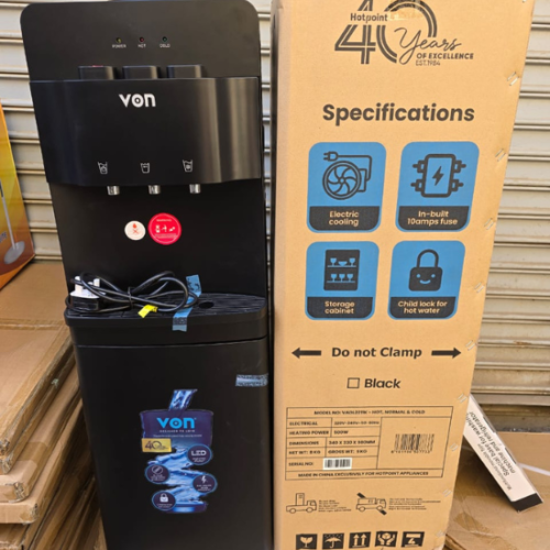 Von Hot Normal and Cold 3 Taps Water Dispenser